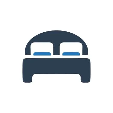 Bedroom Icon Stock Illustration