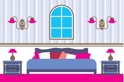 Bedroom Stock Illustration