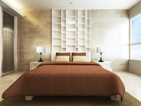 Bedroom Stock Illustration