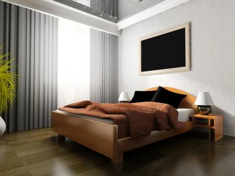 Bedroom Stock Illustration