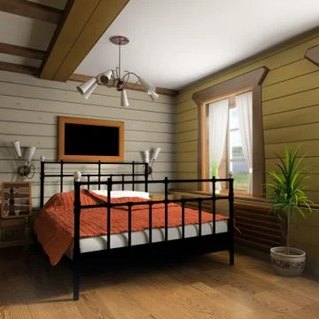 Bedroom Stock Illustration