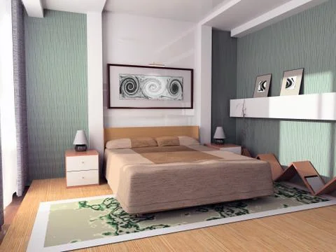 Bedroom Stock Illustration