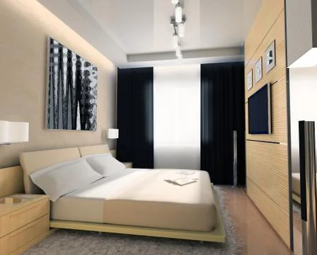 Bedroom Stock Illustration