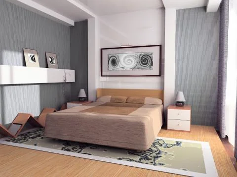 Bedroom Stock Illustration