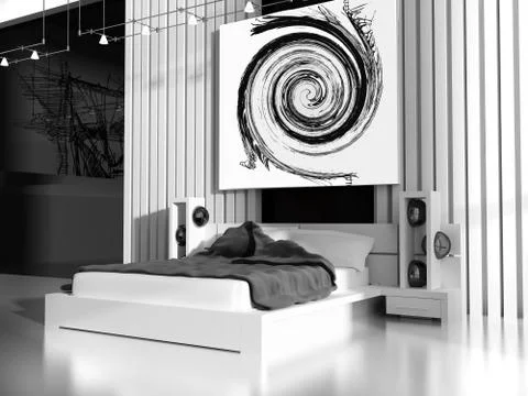 Bedroom Stock Illustration