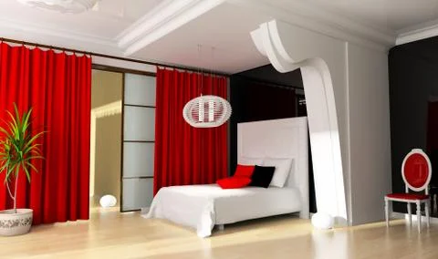 Bedroom Stock Illustration