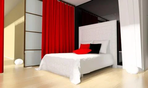 Bedroom Stock Illustration