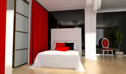 Bedroom Stock Illustration