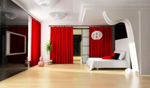 Bedroom Stock Illustration