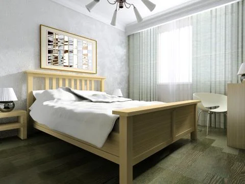 Bedroom Stock Illustration