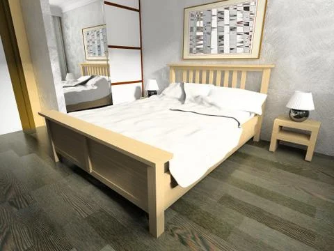 Bedroom Stock Illustration