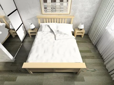 Bedroom Stock Illustration