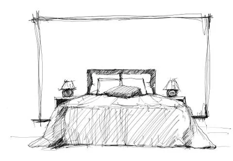 Bedroom Stock Illustration