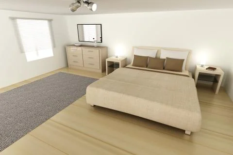 Bedroom Stock Illustration