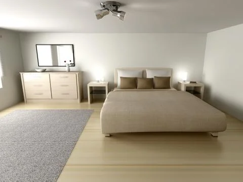 Bedroom Stock Illustration