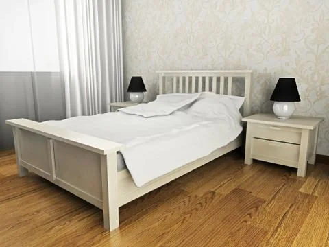 Bedroom Stock Illustration