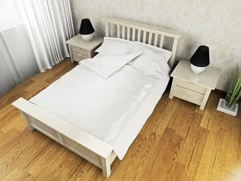 Bedroom Stock Illustration