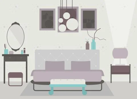 Bedroom Stock Illustration