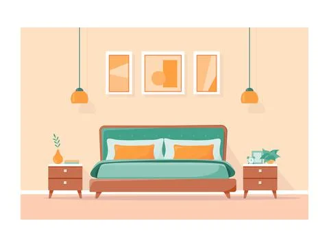Bedroom Stock Illustration