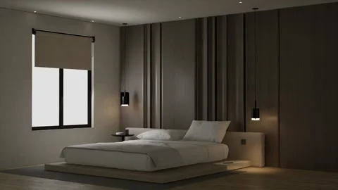 Bedroom Illustration Design Stock Footage 278635131