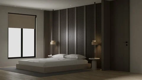 Bedroom Illustration Design Stock Footage 278635140