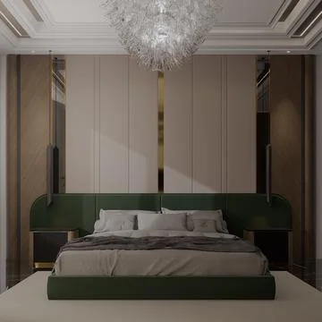 Bedroom Illustration Design Stock Illustration
