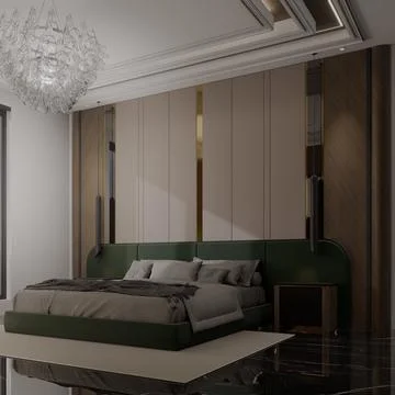 Bedroom Illustration Design Stock Illustration