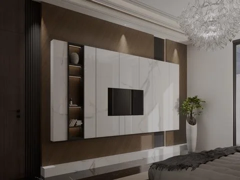 Bedroom Illustration Design Stock Illustration