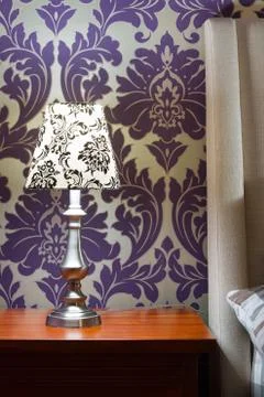 Bedroom interior decor Stock Photos