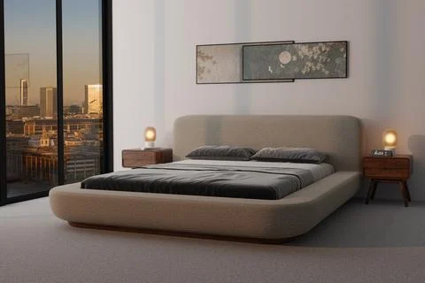 Bedroom Interior Design Stock Illustration
