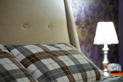 Bedroom interior design Stock Photos
