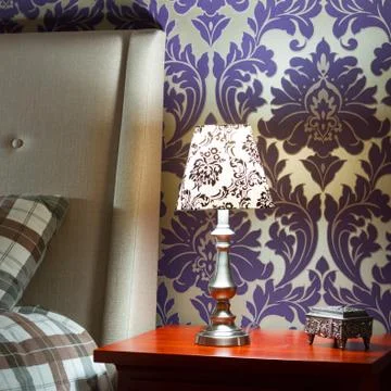 Bedroom interior design Stock Photos