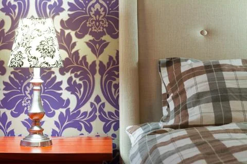 Bedroom interior design Stock Photos