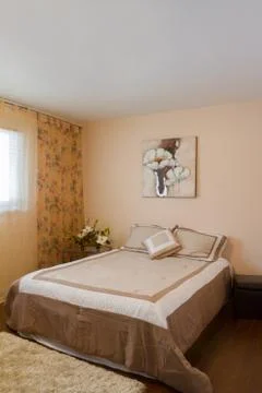 Bedroom interior design Stock Photos
