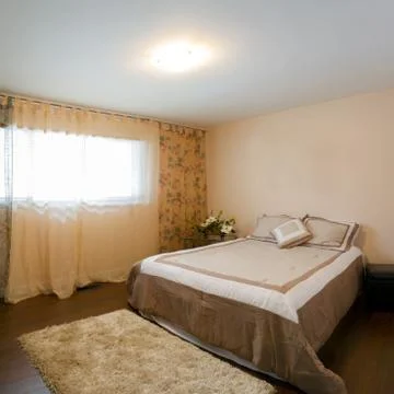 Bedroom interior design Stock Photos
