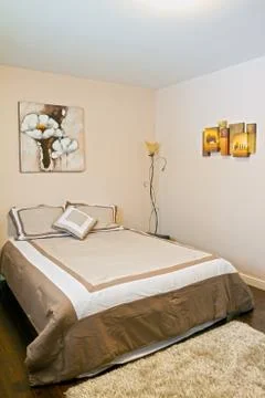 Bedroom interior design Stock Photos