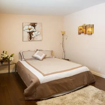 Bedroom interior design Stock Photos
