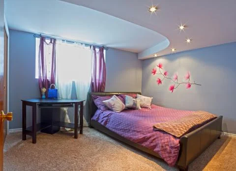 Bedroom interior design Stock Photos