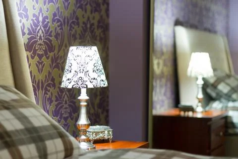 Bedroom interior design Stock Photos