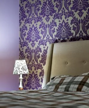 Bedroom interior design Stock Photos