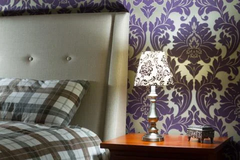 Bedroom interior design Stock Photos