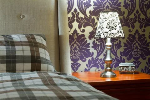 Bedroom interior design Stock Photos