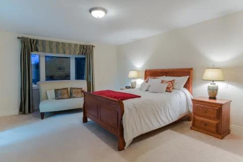 Bedroom interior design Stock Photos