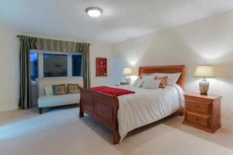 Bedroom interior design Stock Photos