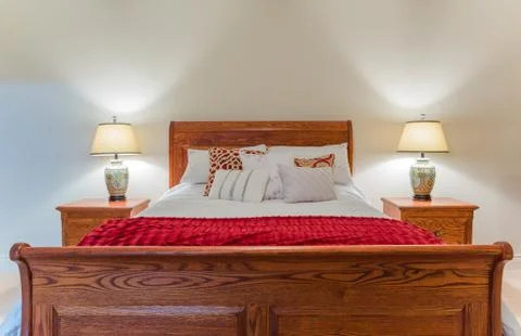 Bedroom interior design Stock Photos