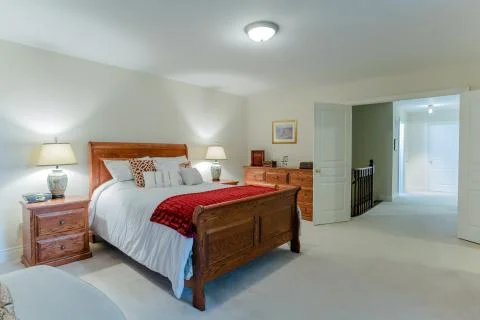Bedroom interior design Stock Photos