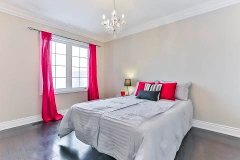 Bedroom interior design Stock Photos