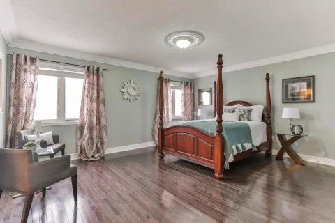 Bedroom interior design Stock Photos