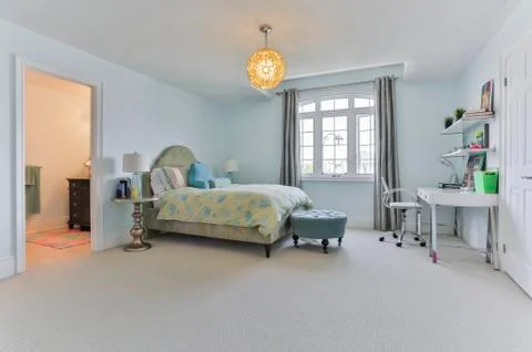 Bedroom interior design Stock Photos