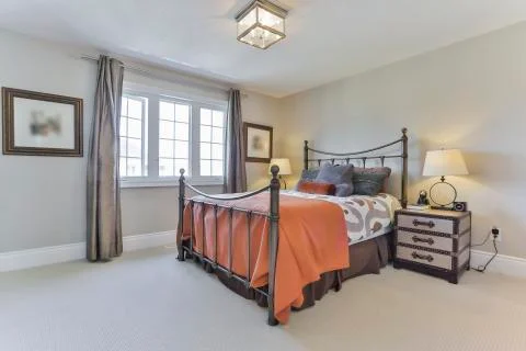 Bedroom interior design Stock Photos